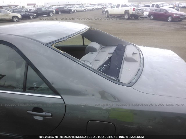 4T1BE32K42U606984 - 2002 TOYOTA CAMRY LE/XLE/SE GRAY photo 6