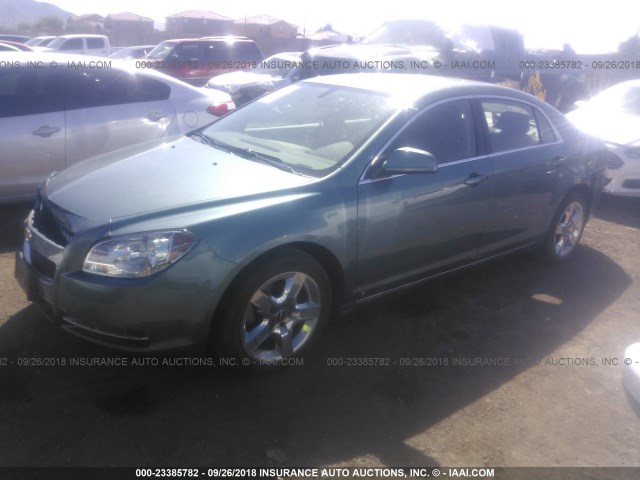 1G1ZH57B294202132 - 2009 CHEVROLET MALIBU 1LT 绿色 照片 2
