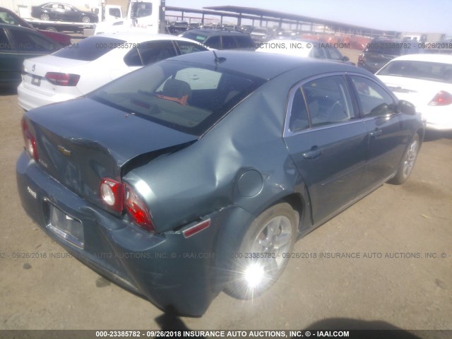 1G1ZH57B294202132 - 2009 CHEVROLET MALIBU 1LT 绿色 照片 4
