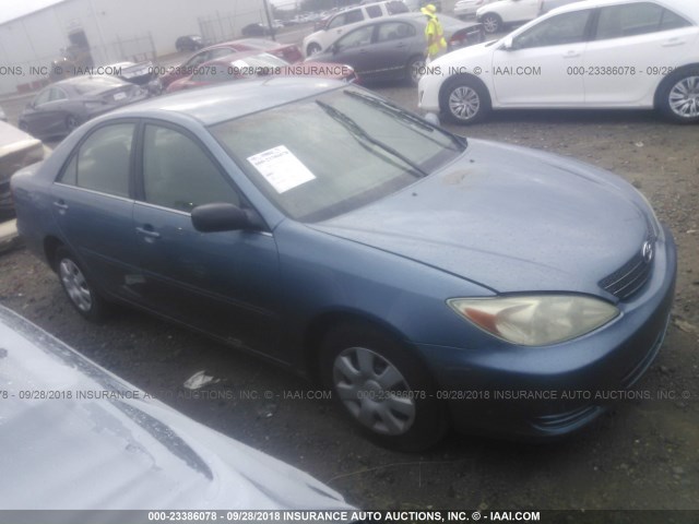 4T1BE32K24U926131 - 2004 TOYOTA CAMRY LE/XLE/SE BLUE photo 1