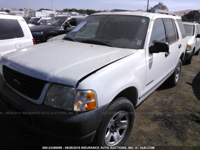 1FMDU72E15UA24262 - 2005 FORD EXPLORER XLS/XLS SPORT WHITE photo 2