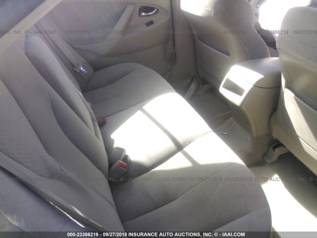 4T4BE46K48R021482 - 2008 TOYOTA CAMRY CE/LE/XLE/SE SILVER photo 8