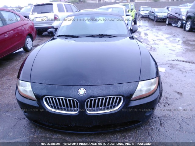 4USBT53483LU04530 - 2003 BMW Z4 3.0 BLACK photo 6