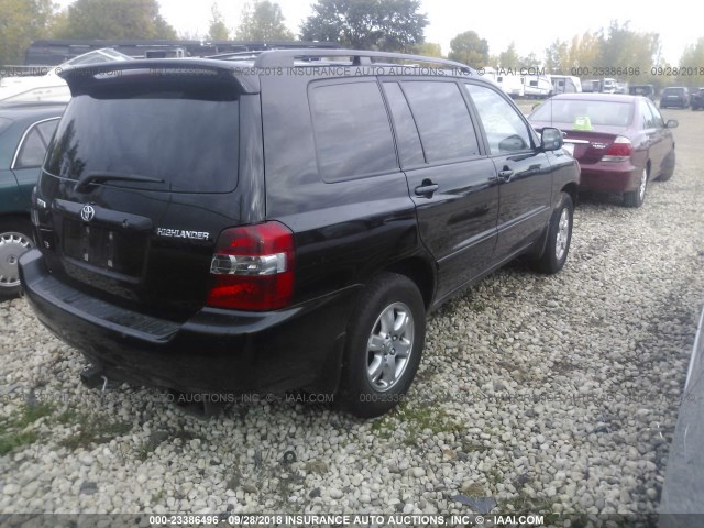 JTEDP21A770132999 - 2007 TOYOTA HIGHLANDER SPORT/LIMITED BLACK photo 4