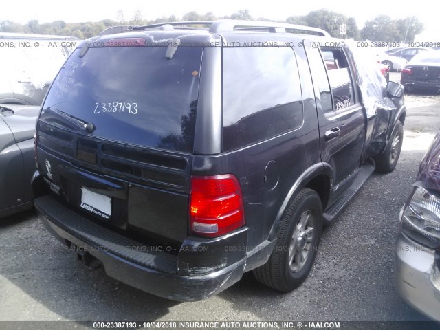 1FMZU75E22ZA75964 - 2002 FORD EXPLORER LIMITED BLACK photo 4