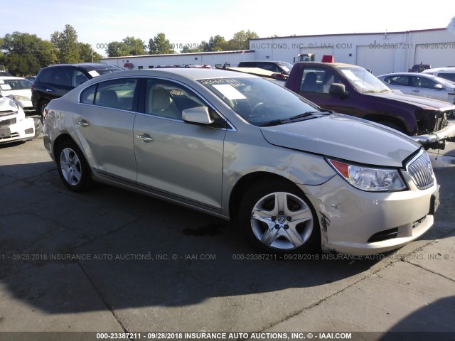 1G4GB5EG5AF213449 - 2010 BUICK LACROSSE CX GOLD photo 1