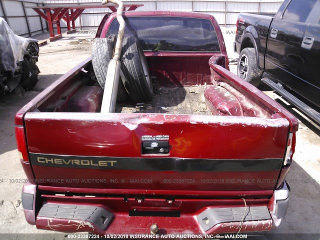 1GCCS14Z3S8141090 - 1995 CHEVROLET S TRUCK S10 BURGUNDY photo 8