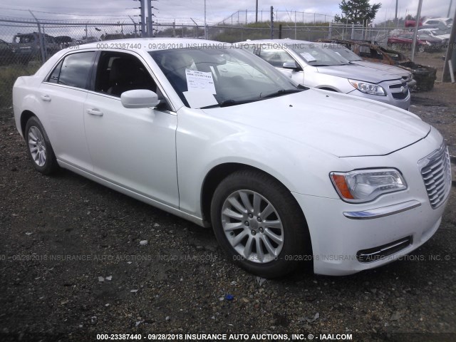 2C3CCAAG4DH507057 - 2013 CHRYSLER 300 WHITE photo 1