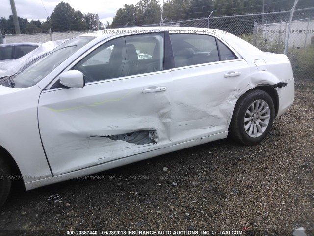 2C3CCAAG4DH507057 - 2013 CHRYSLER 300 WHITE photo 6