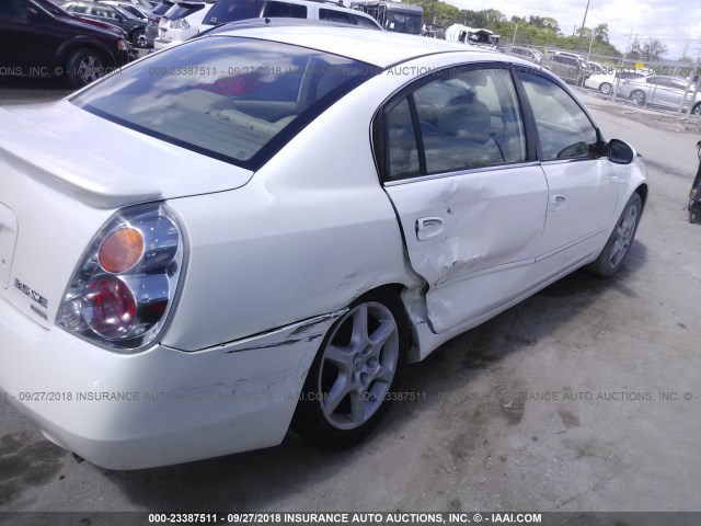 1N4BL11D83C136196 - 2003 NISSAN ALTIMA SE WHITE photo 4