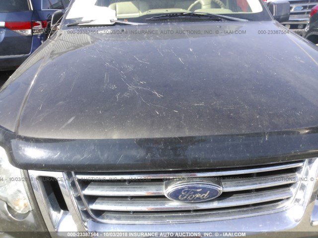 1FMEU74878UA85048 - 2008 FORD EXPLORER EDDIE BAUER BROWN photo 10