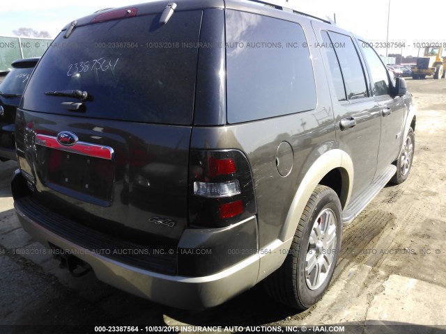 1FMEU74878UA85048 - 2008 FORD EXPLORER EDDIE BAUER BROWN photo 4