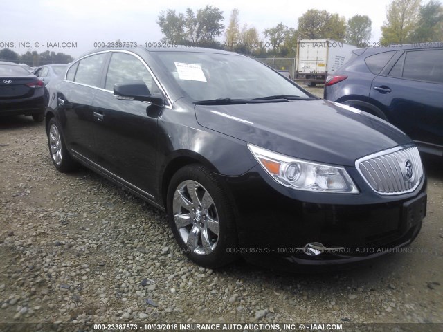 1G4GE5EV1AF263691 - 2010 BUICK LACROSSE BLACK photo 1