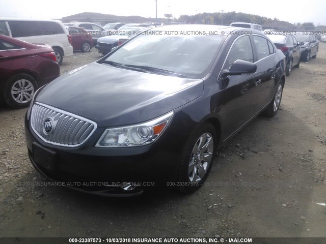 1G4GE5EV1AF263691 - 2010 BUICK LACROSSE BLACK photo 2