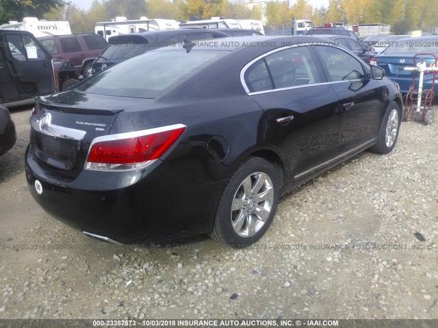 1G4GE5EV1AF263691 - 2010 BUICK LACROSSE BLACK photo 4