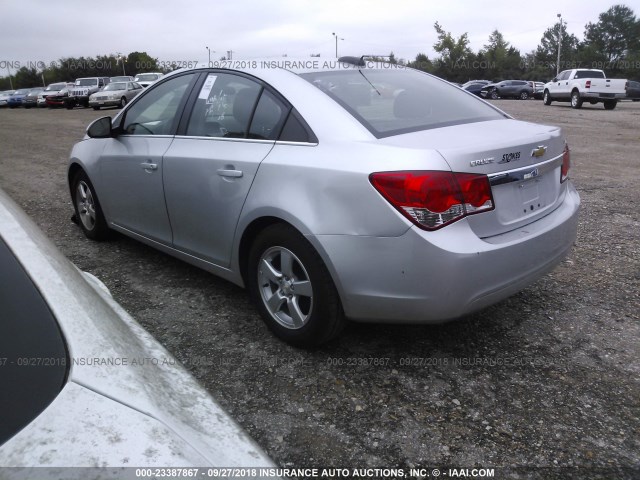 1G1PE5SBXG7152082 - 2016 CHEVROLET CRUZE LIMITED LT SILVER photo 3