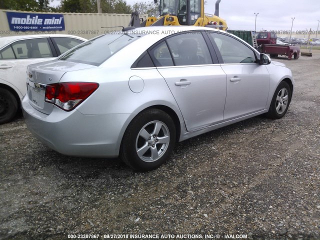 1G1PE5SBXG7152082 - 2016 CHEVROLET CRUZE LIMITED LT SILVER photo 4