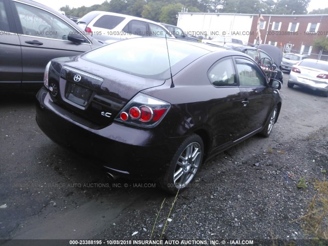 JTKDE3B76A0313465 - 2010 TOYOTA SCION TC 紫色 照片 4