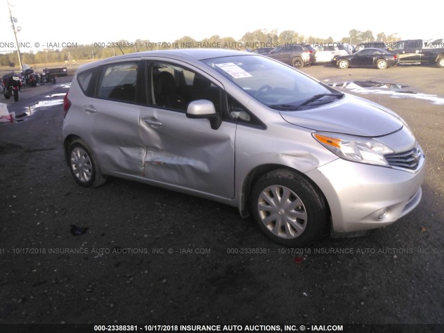 3N1CE2CP7EL425182 - 2014 NISSAN VERSA NOTE S/S PLUS/SV/SL SILVER photo 1