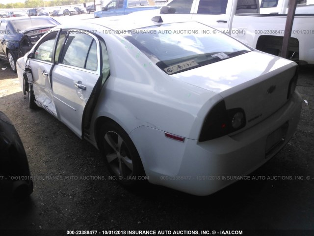 1G1ZC5EU5CF314163 - 2012 CHEVROLET MALIBU 1LT თეთრი ფოტო 3