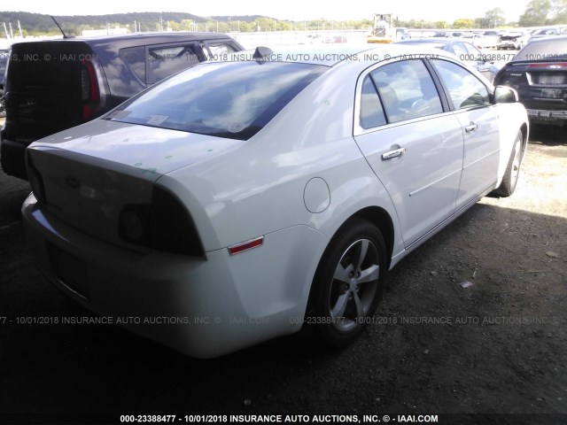 1G1ZC5EU5CF314163 - 2012 CHEVROLET MALIBU 1LT თეთრი ფოტო 4