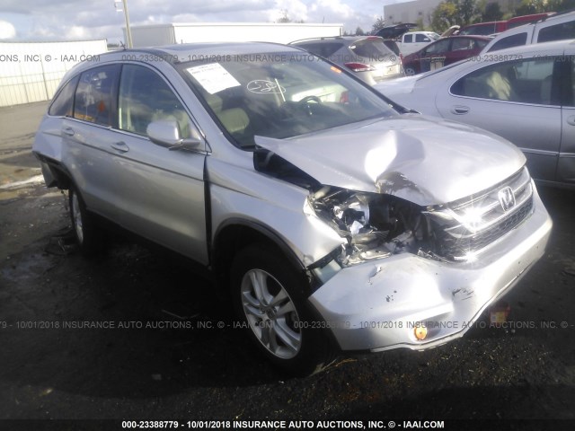 JHLRE3H7XBC000216 - 2011 HONDA CR-V EXL SILVER photo 1