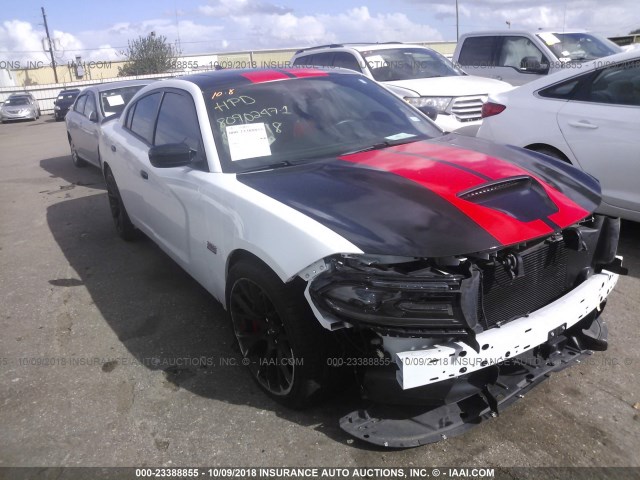 2C3CDXGJ6JH126258 - 2018 DODGE CHARGER R/T 392 WHITE photo 1