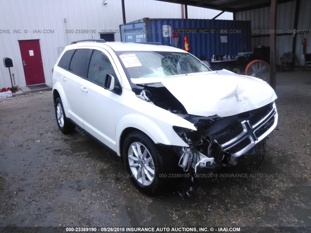 3C4PDCBG9HT515950 - 2017 DODGE JOURNEY SXT WHITE photo 1