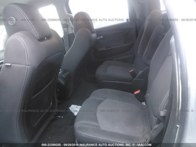 1GNKVGKD6DJ157039 - 2013 CHEVROLET TRAVERSE LT SILVER photo 8