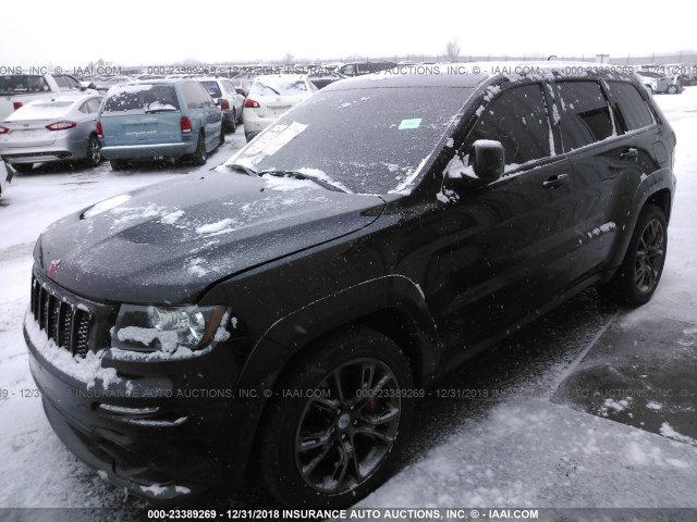 1C4RJFDJ8CC121131 - 2012 JEEP GRAND CHEROKEE SRT-8 BLACK photo 2