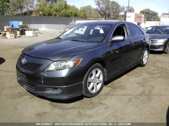 4T1BE46K79U356408 - 2009 TOYOTA CAMRY SE/LE/XLE GRAY photo 2