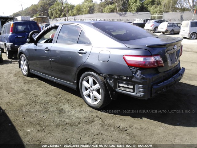 4T1BE46K79U356408 - 2009 TOYOTA CAMRY SE/LE/XLE GRAY photo 3