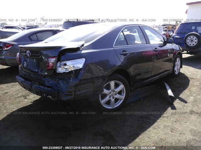 4T1BE46K79U356408 - 2009 TOYOTA CAMRY SE/LE/XLE GRAY photo 4