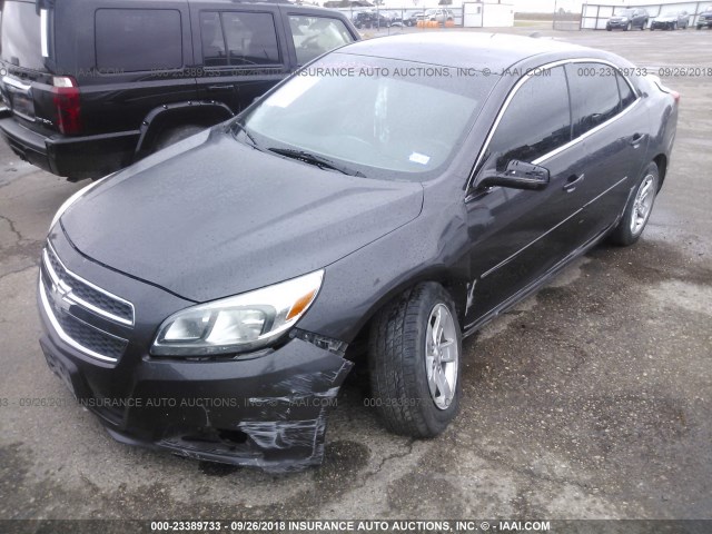 1G11B5SA4DF339597 - 2013 CHEVROLET MALIBU LS 灰色 照片 2