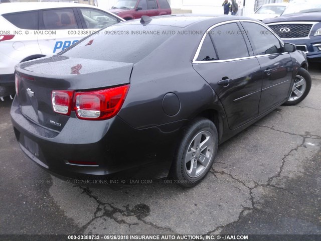 1G11B5SA4DF339597 - 2013 CHEVROLET MALIBU LS 灰色 照片 4