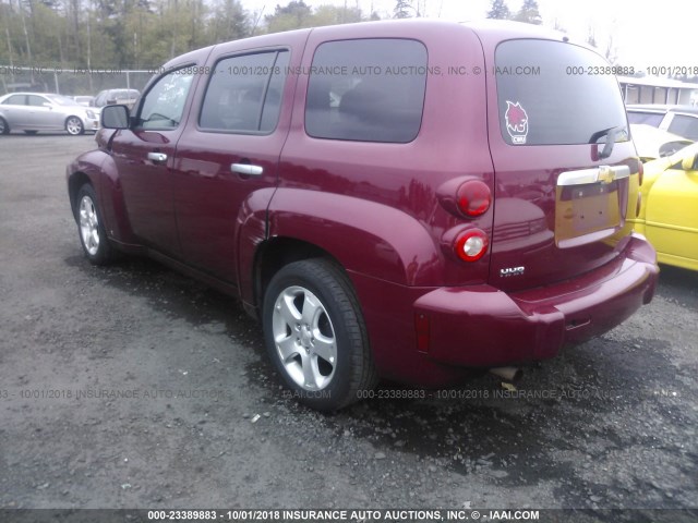 3GNDA23D56S637175 - 2006 CHEVROLET HHR LT MAROON photo 3