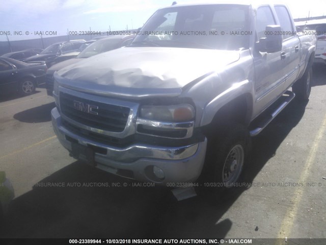 1GTHK23275F925546 - 2005 GMC SIERRA K2500 HEAVY DUTY SILVER photo 6