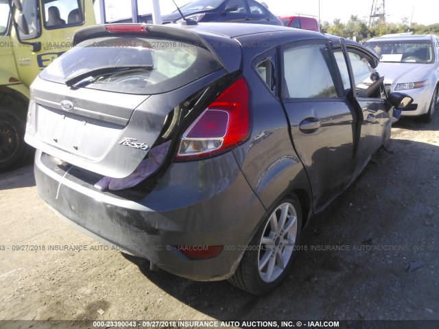 3FADP4EJ0HM134804 - 2017 FORD FIESTA SE GRAY photo 4