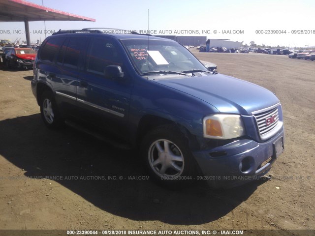 1GKDT13S062124038 - 2006 GMC ENVOY BLUE photo 1