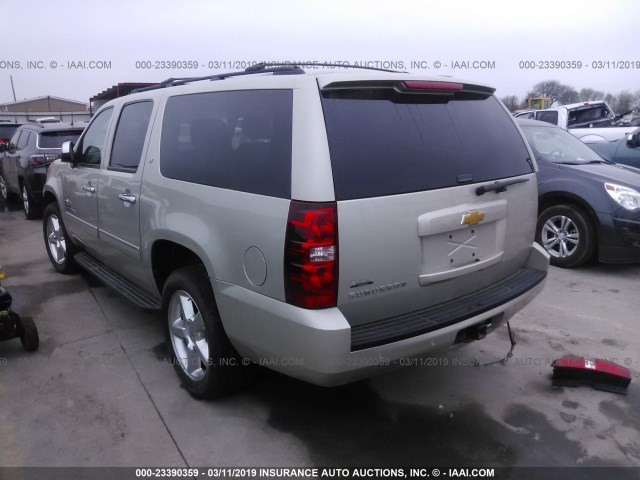 1GNSCJE08DR146475 - 2013 CHEVROLET SUBURBAN C1500 LT GOLD photo 3