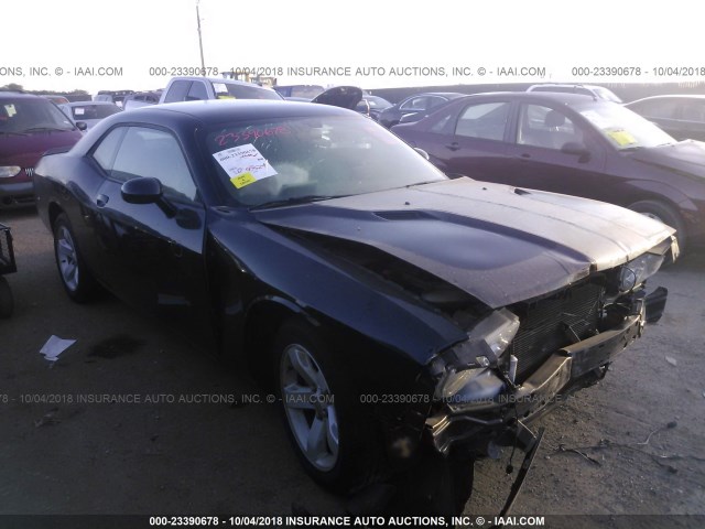 2C3CDYAG0DH718651 - 2013 DODGE CHALLENGER SXT BLACK photo 1