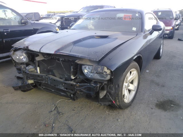 2C3CDYAG0DH718651 - 2013 DODGE CHALLENGER SXT BLACK photo 6