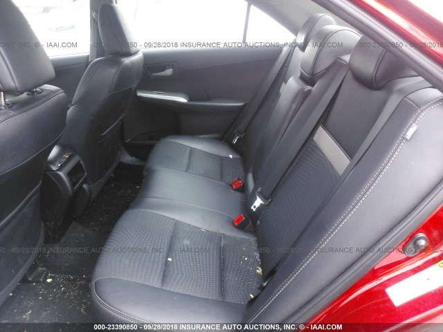 4T1BF1FK9DU713673 - 2013 TOYOTA CAMRY L/SE/LE/XLE წითელი ფოტო 8