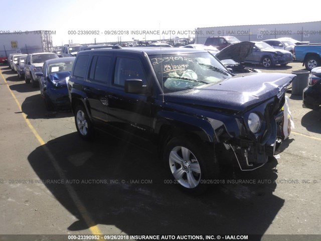 1C4NJPFA4HD209449 - 2017 JEEP PATRIOT LATITUDE BLUE photo 1