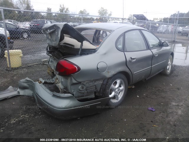 1FAFP55U62G108864 - 2002 FORD TAURUS SES GRAY photo 4