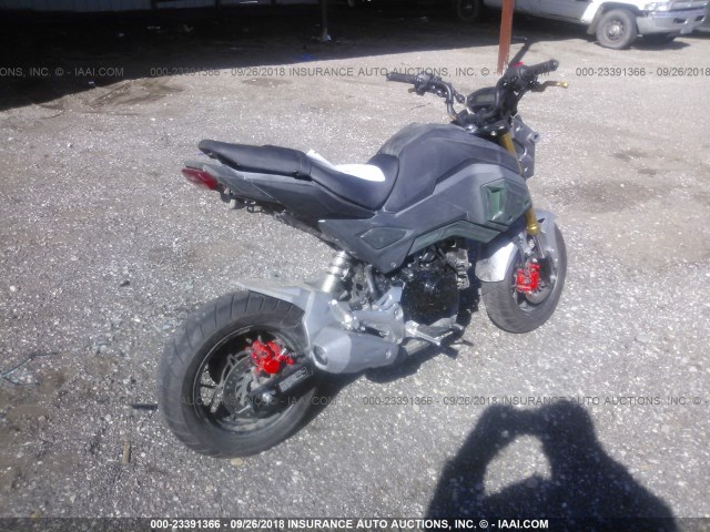 MLHJC7512J5010410 - 2018 HONDA GROM GRAY photo 4