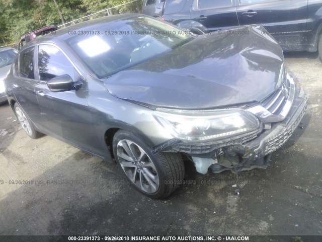 1HGCR2F52DA171156 - 2013 HONDA ACCORD SPORT GRAY photo 1