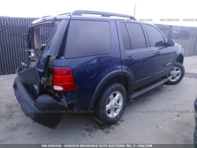 1FMDU62K95ZA56508 - 2005 FORD EXPLORER XLS/XLS SPORT BLUE photo 4