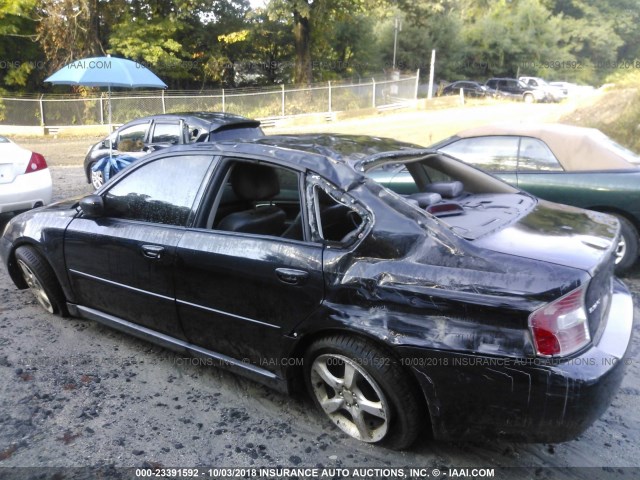 4S3BL616777209811 - 2007 SUBARU LEGACY 2.5I BLACK photo 6