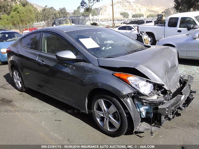 5NPDH4AE6DH230078 - 2013 HYUNDAI ELANTRA GLS/LIMITED GRAY photo 1